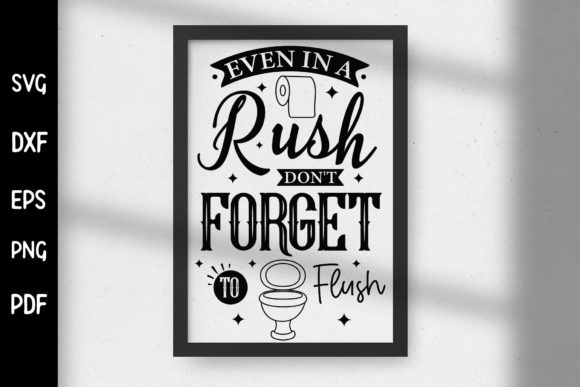 Even in a Rush Don’t Forget to Flush SVG Graphics for Crafts