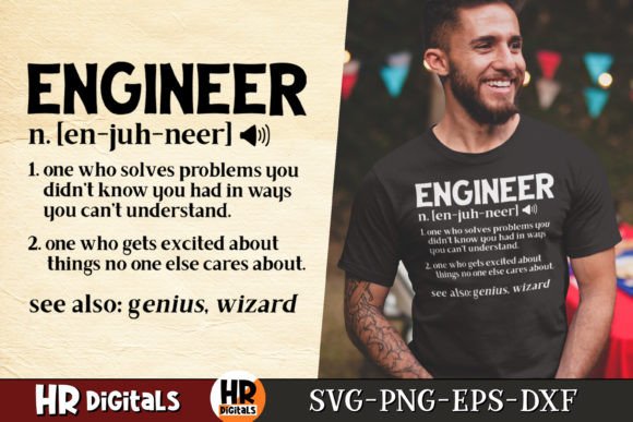 Fun Engineer SVG for Graphics and Crafts