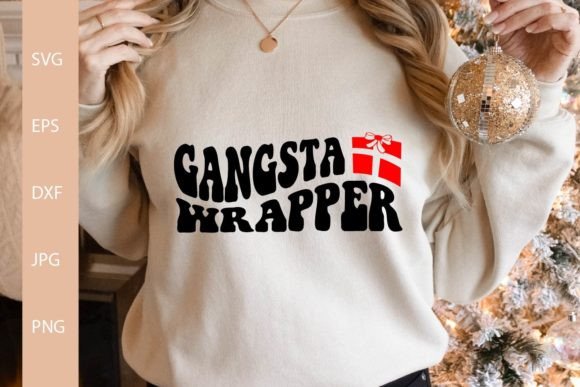 Gangsta Wrapper SVG for Crafts and Graphics