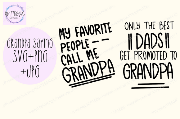 Grandpa Saying Svg Graphics for Crafts and Blog Design