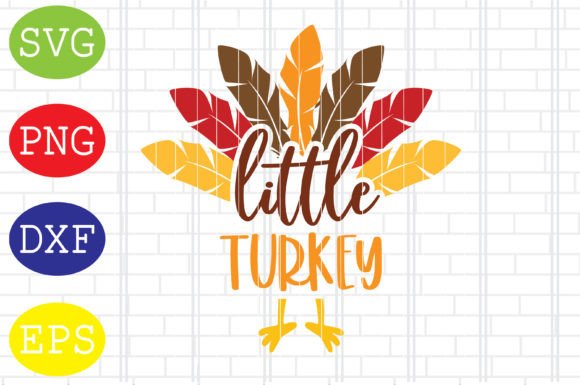 Little Turkey Svg for Seasonal Branding