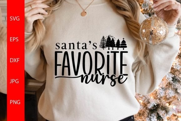 Merry Nurse SVG: A Festive Graphic for Crafts