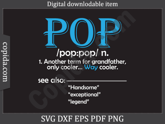 Pop Funny Definition Svg Cutting File