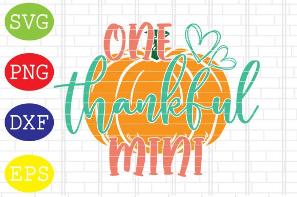 Thankful Mini Svg for Graphics and Crafts