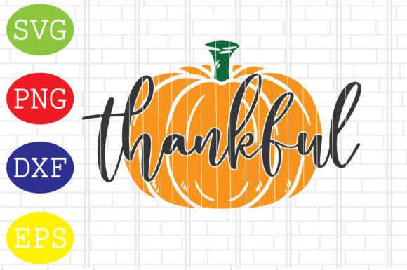 Thankful Pumpkin Svg for Fall Projects